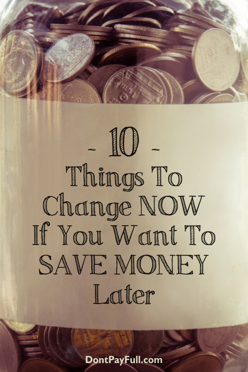 10 Habits to change to Save Money